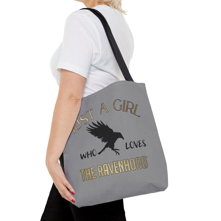 A Girl Who Loves The Ravenhood® Large Tote