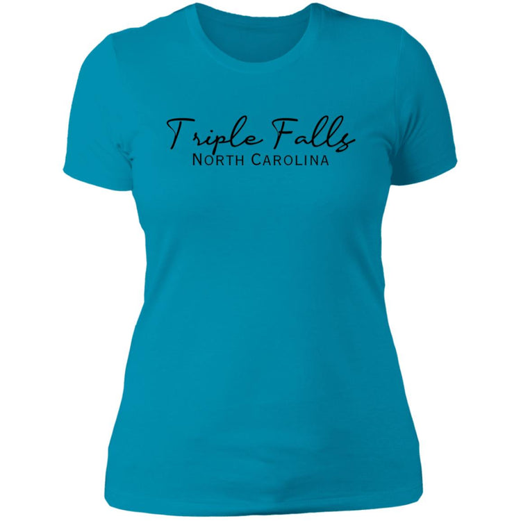 Triple Falls North Carolina Ladies' Boyfriend T-Shirt