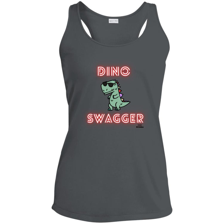 Dino Swagger Ladies' Performance Racerback Tank