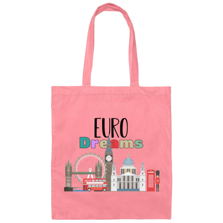 Pet the Kitty/Euro Dreams Canvas Tote Bag