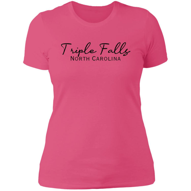 Triple Falls North Carolina Ladies' Boyfriend T-Shirt