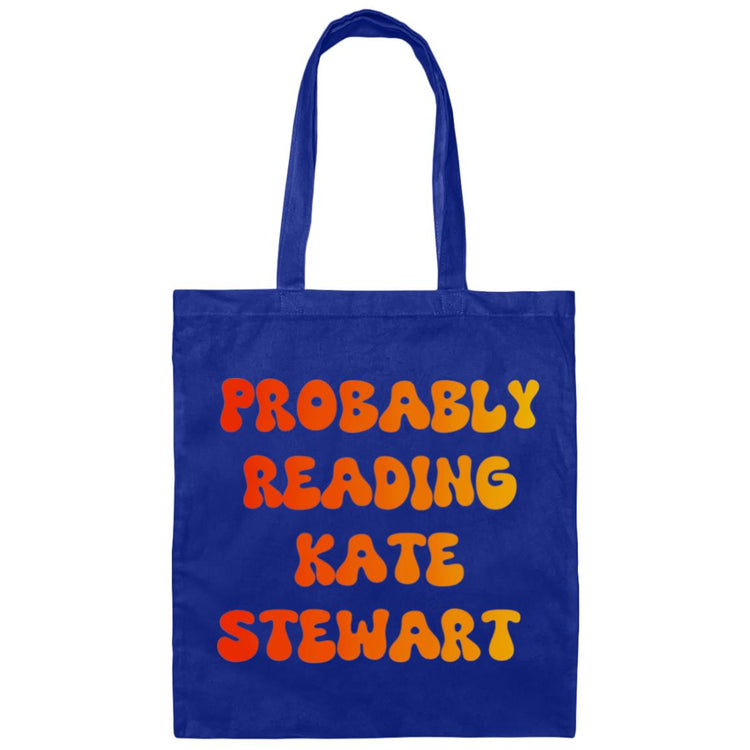 Probably Reading KS Canvas Tote Bag
