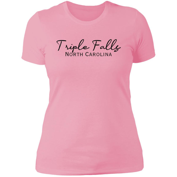 Triple Falls North Carolina Ladies' Boyfriend T-Shirt