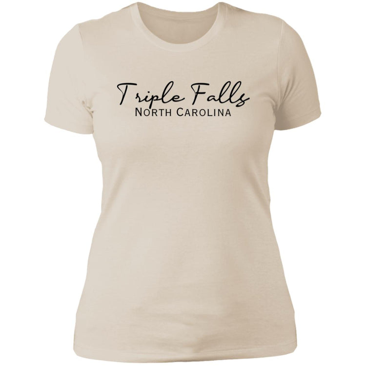 Triple Falls North Carolina Ladies' Boyfriend T-Shirt