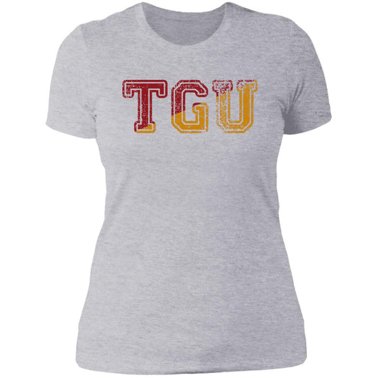 TGU -Texas Grand University Ladies' Boyfriend T-Shirt