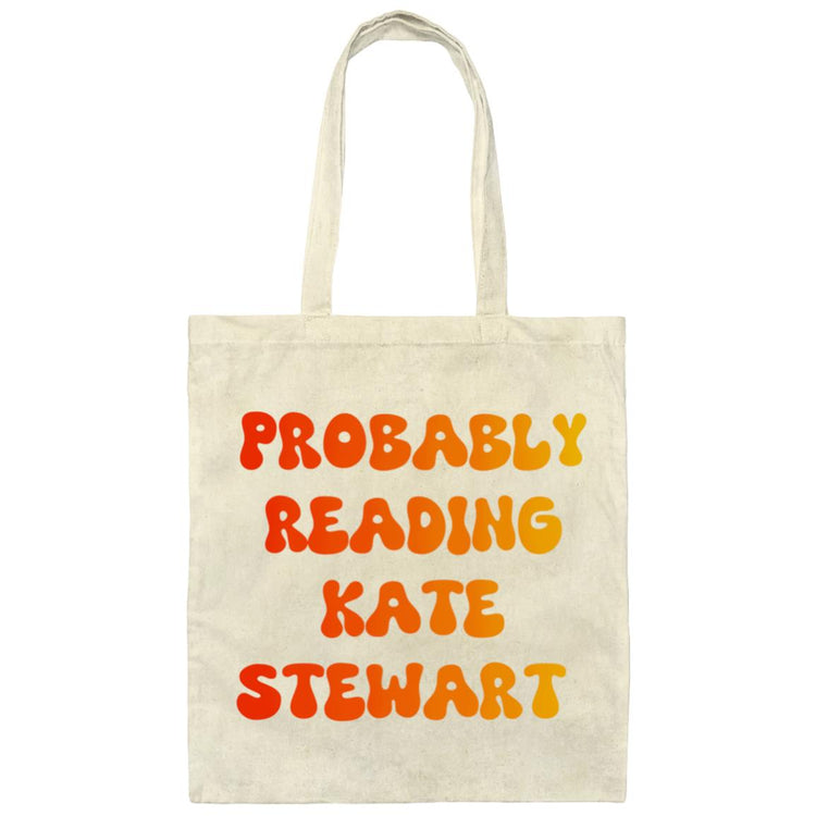 Probably Reading KS Canvas Tote Bag