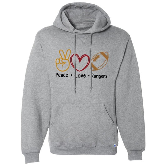 Peace Love Rangers Dri-Power Fleece Pullover Hoodie