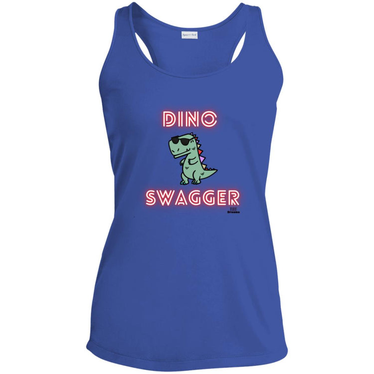 Dino Swagger Ladies' Performance Racerback Tank