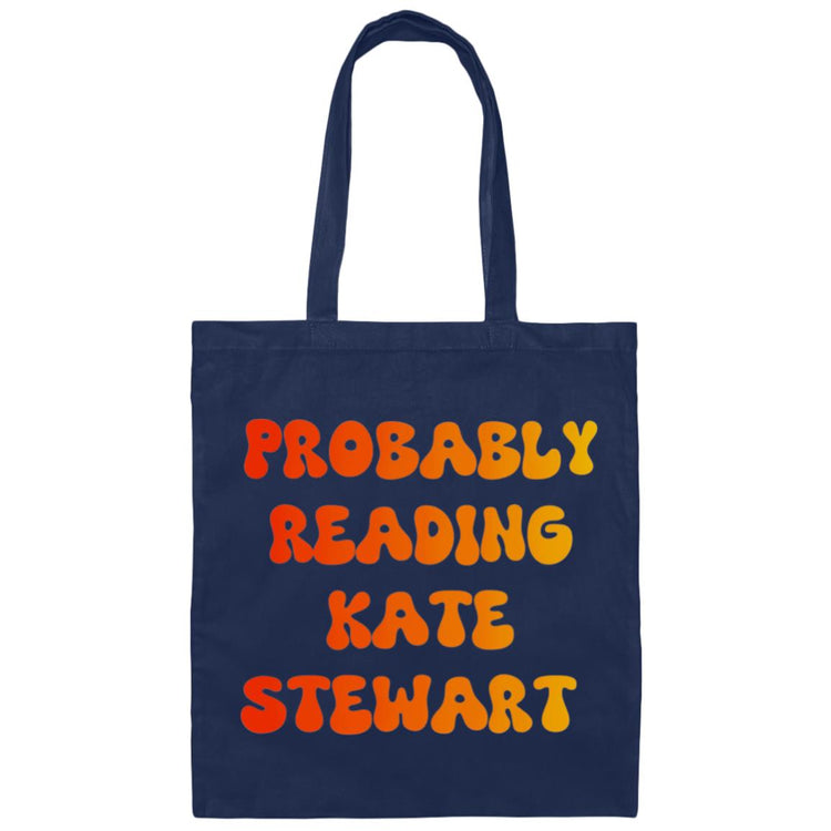 Probably Reading KS Canvas Tote Bag