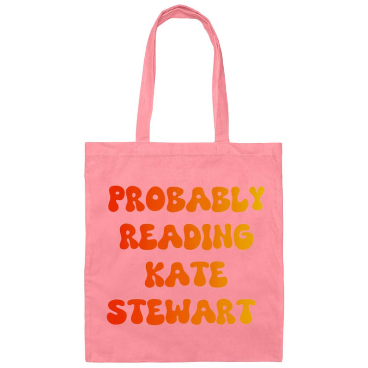 Probably Reading KS Canvas Tote Bag