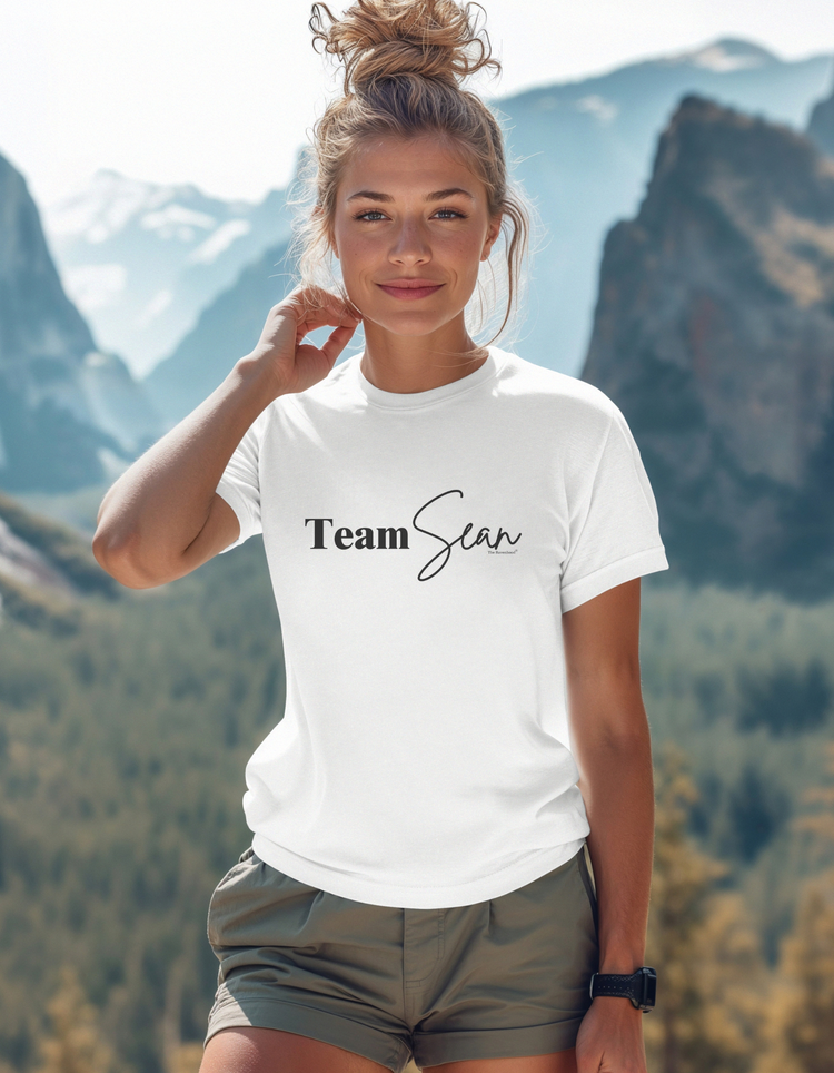 Team Sean Premium Short Sleeve Shirt Front & Back