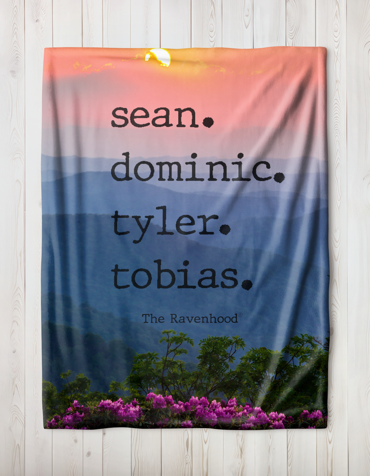 Sean. Dominic. Tyler. Tobias Blanket