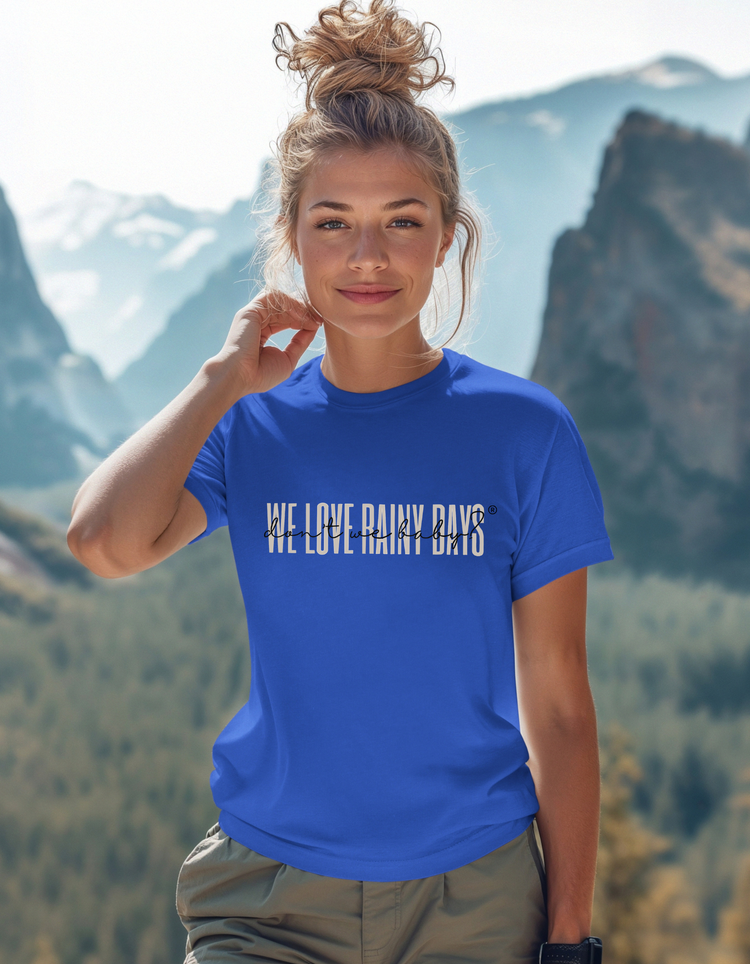 We Love Rainy Days, Don't We Baby?® Inlay Premium Shirt