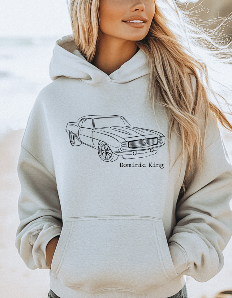 Dom's Car The Ravenhood® Front/Back Hoodie