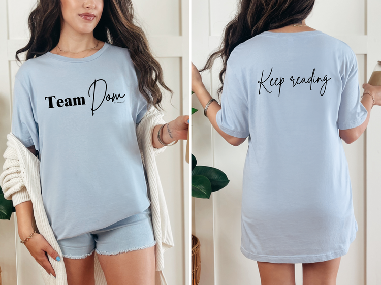 Team Dom Premium Short Sleeve T-Shirt Front/Back Design