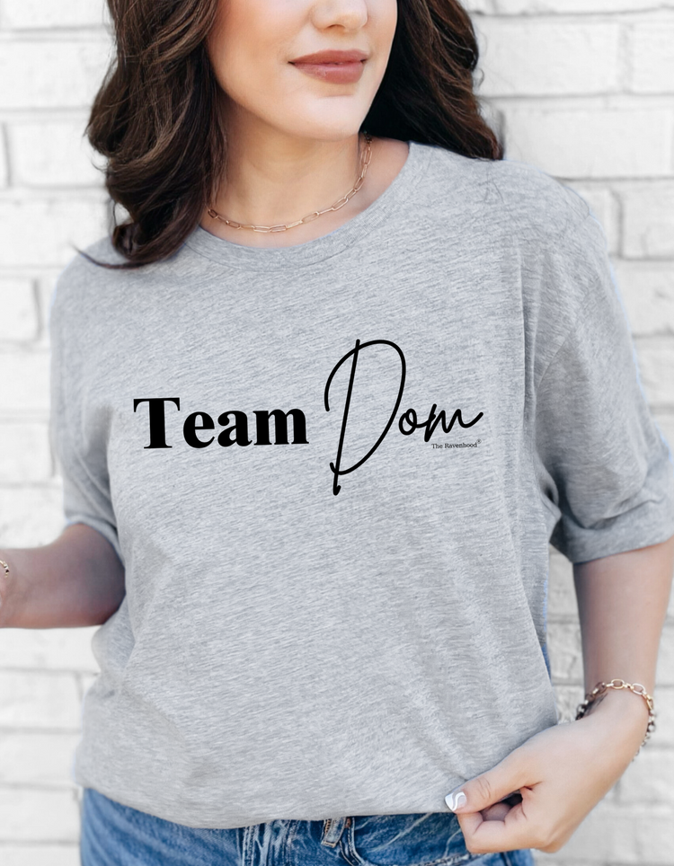 Team Dom Premium Short Sleeve T-Shirt Front/Back Design