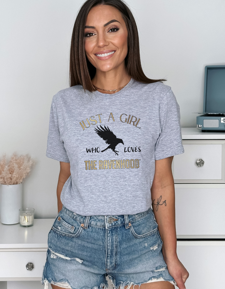 Just A Girl Who Loves The Ravenhood® Ladies Premium Shirt