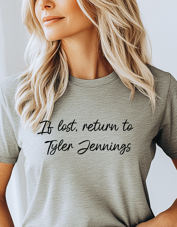 If Lost Return To Tyler Jennings Premium Short Sleeve T-Shirt