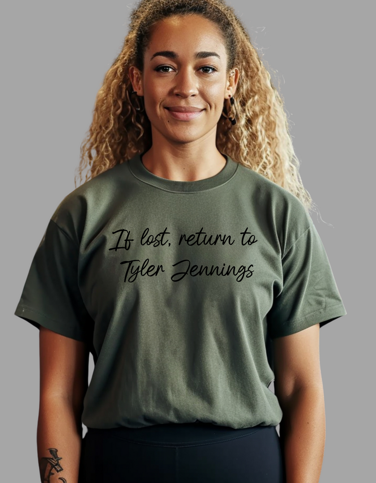 If Lost Return To Tyler Jennings Premium Short Sleeve T-Shirt
