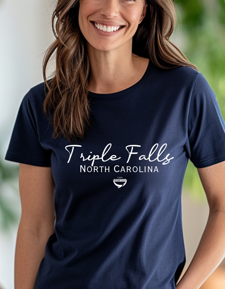 Triple Falls, North Carolina Premium Short Sleeve T-Shirt