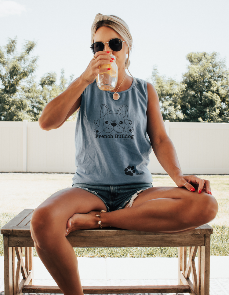 French Bulldog -Beau Ravenhood® Unisex Premium Tank Top