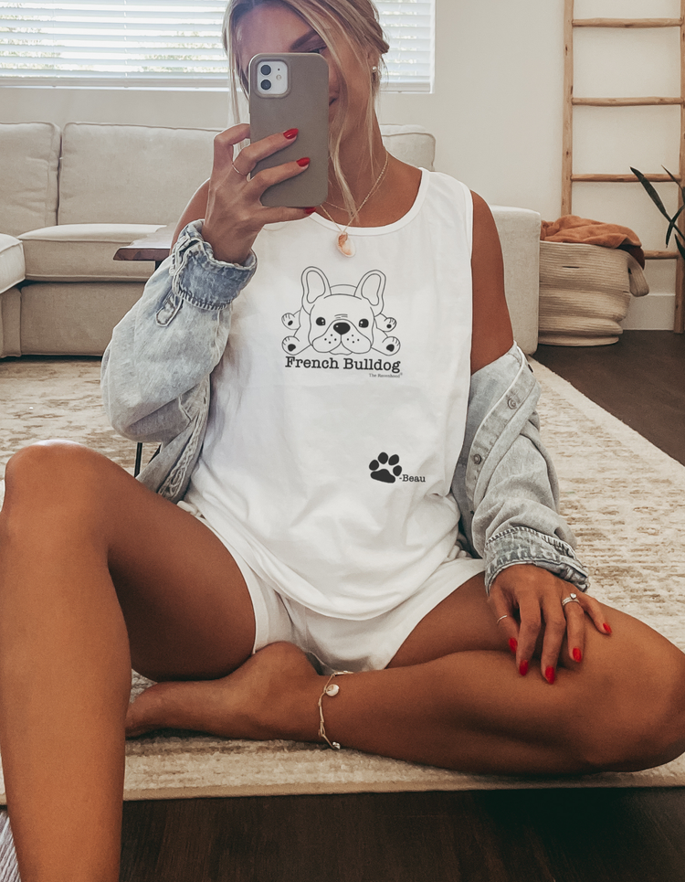 French Bulldog -Beau Ravenhood® Unisex Premium Tank Top