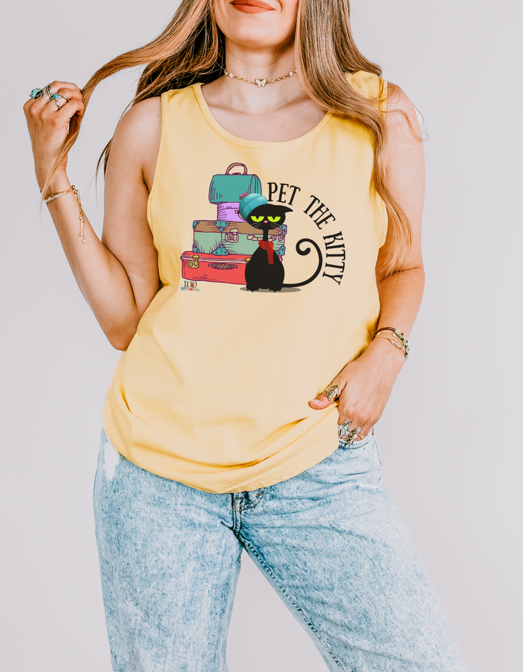 Pet the Kitty Unisex Tank Top