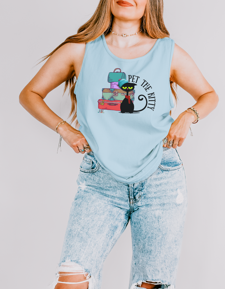Pet the Kitty Unisex Tank Top