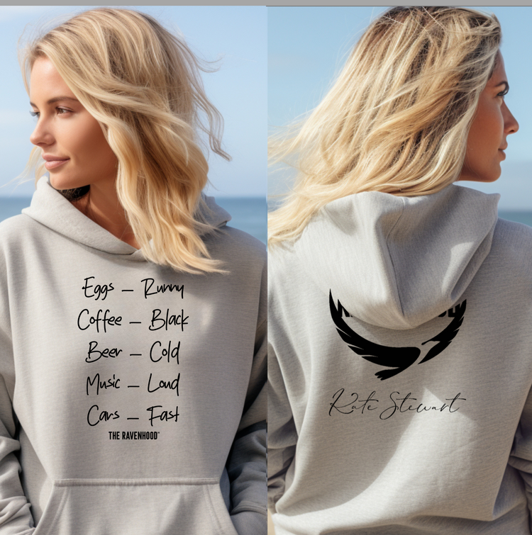 Eggs Runny Coffee Black Beer Cold Dominic King Hoodie F/B Design