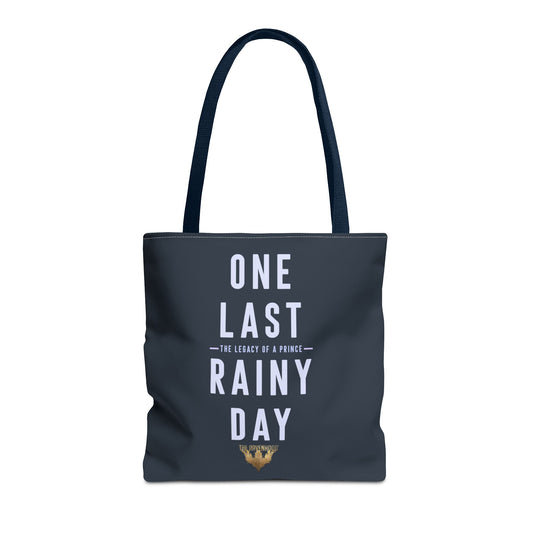 One Last Rainy Day Tote Bag Front and Back Design