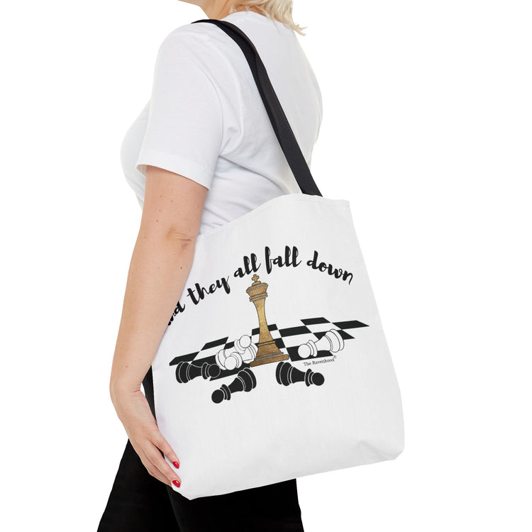 And They All Fall Down Large Tote