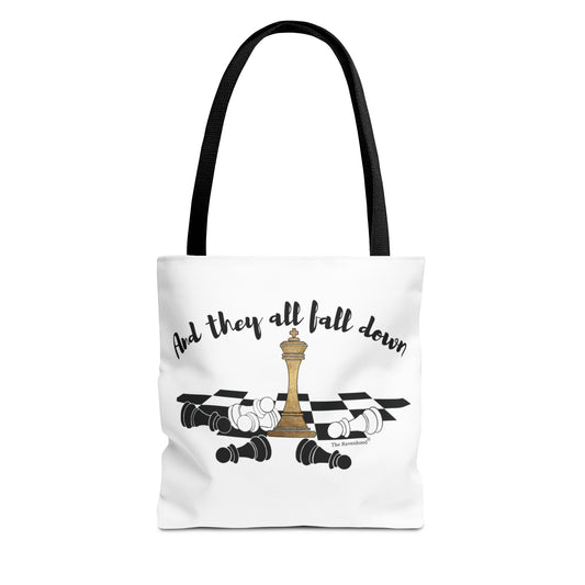And They All Fall Down Large Tote