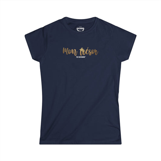 Mon Tresor Ladies Fitted Premium Short Sleeve Shirt