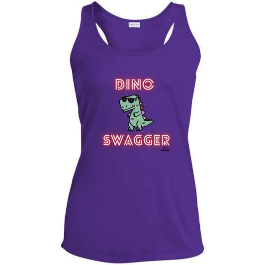 Dino Swagger Ladies' Performance Racerback Tank