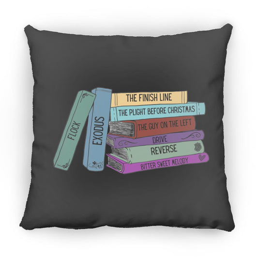 Kate Stewart's Book Stack Medium Square Pillow
