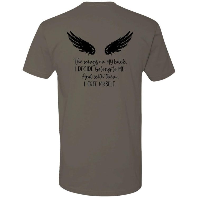 The Ravehood /Wings on my Back F/B Premium T-Shirt