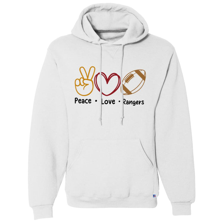 Peace Love Rangers Dri-Power Fleece Pullover Hoodie