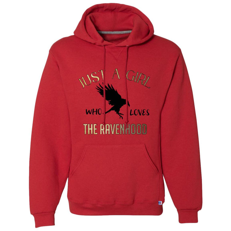 Just a Girl Who Loves The Ravenhood Dri-Power Fleece Pullover Hoodie