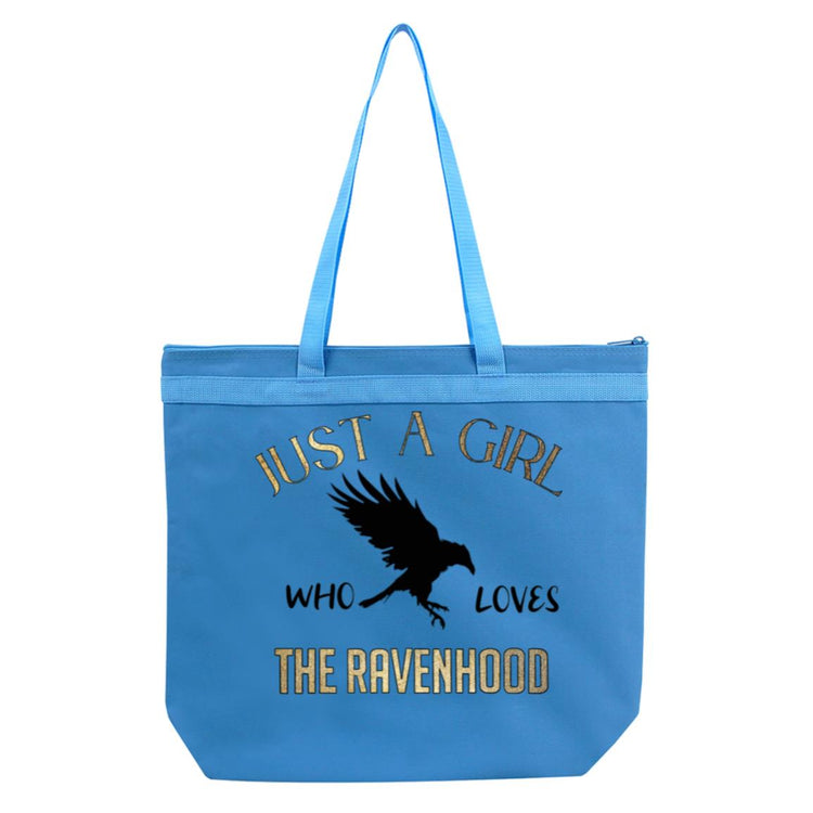 A Girl who loves the Ravenhood Large Tote