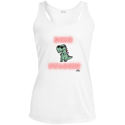 Dino Swagger Ladies' Performance Racerback Tank
