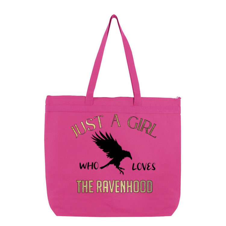 A Girl who loves the Ravenhood Large Tote