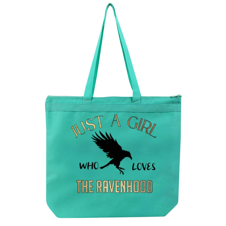 A Girl who loves the Ravenhood Large Tote