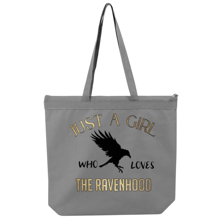 A Girl who loves the Ravenhood Large Tote