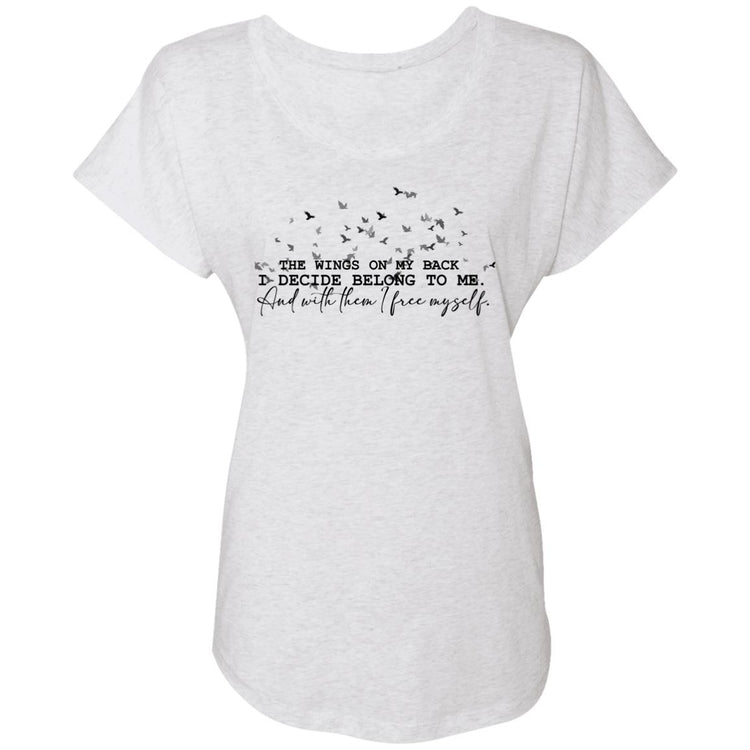 The Wings on My Back Tri-Blend Women's T-Shirt