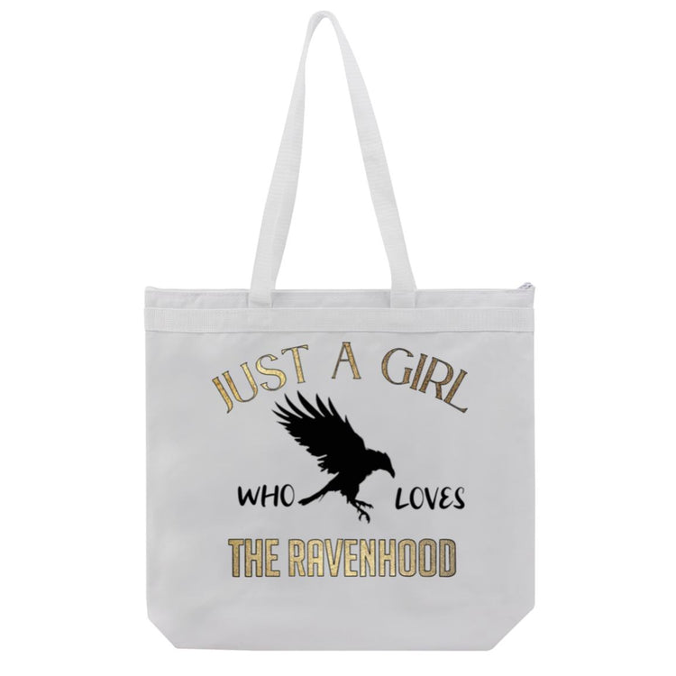 A Girl who loves the Ravenhood Large Tote