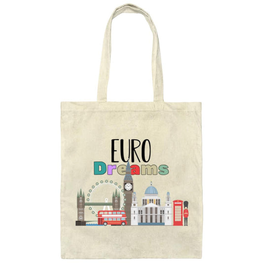 Pet the Kitty/Euro Dreams Canvas Tote Bag