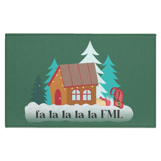 fa la la la la FML Indoor Doormat