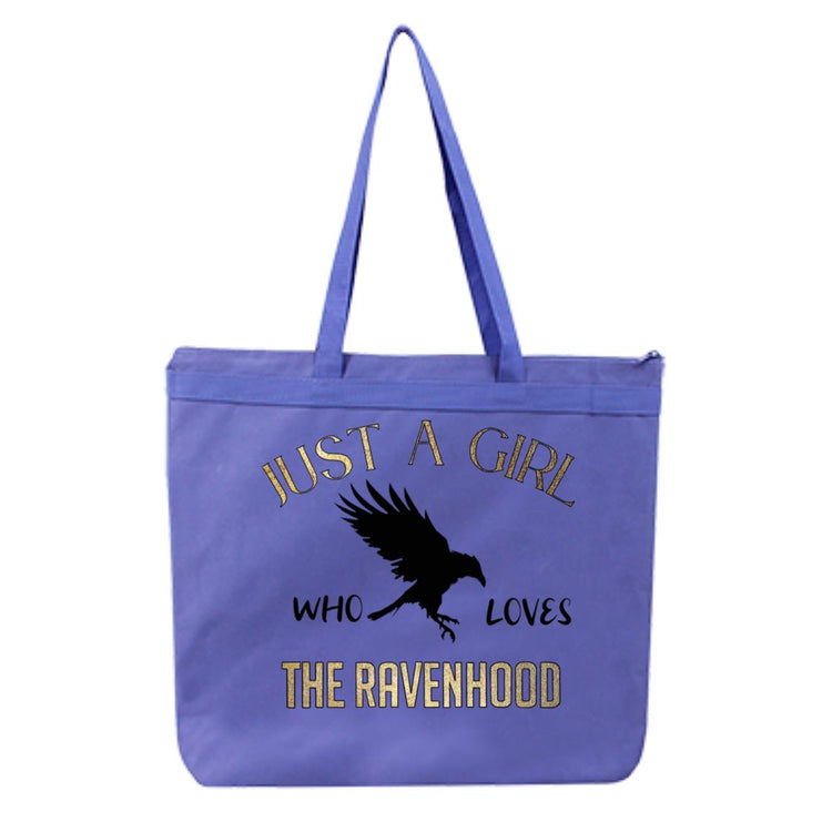 A Girl who loves the Ravenhood Large Tote