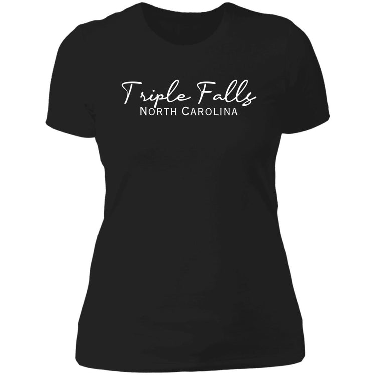 Triple Falls North Carolina Ladies' Boyfriend T-Shirt