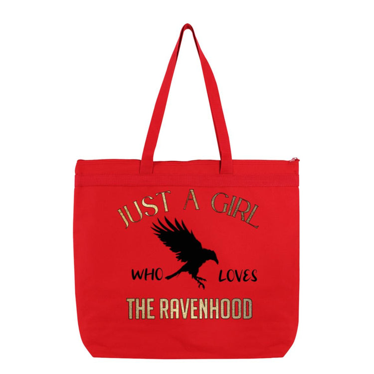 A Girl who loves the Ravenhood Large Tote